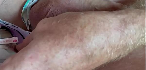 Cum on her panties in the morning